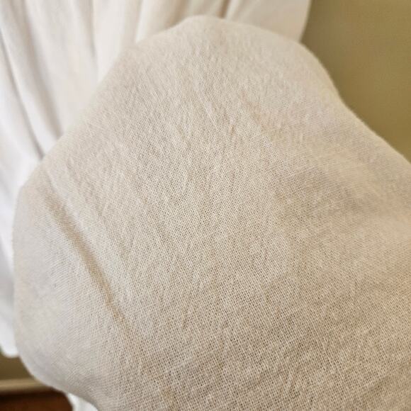 Hollister Milkmaid Mini Dress Size Large Corset Cottage Babydoll Feminine Gauze - Picture 5 of 7